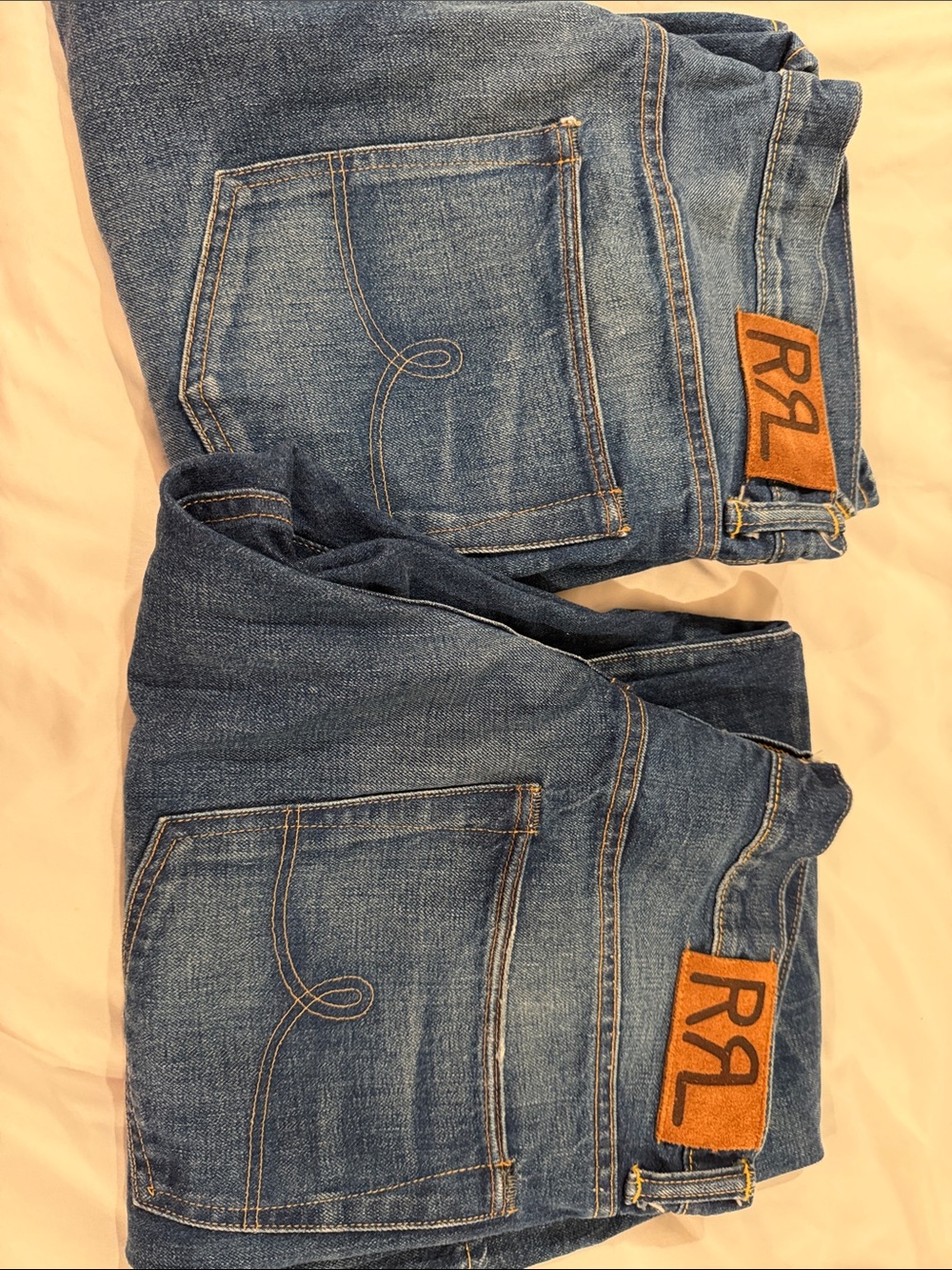 Ralph Lauren Double RL Men’s Indigo Blue Straight Jeans